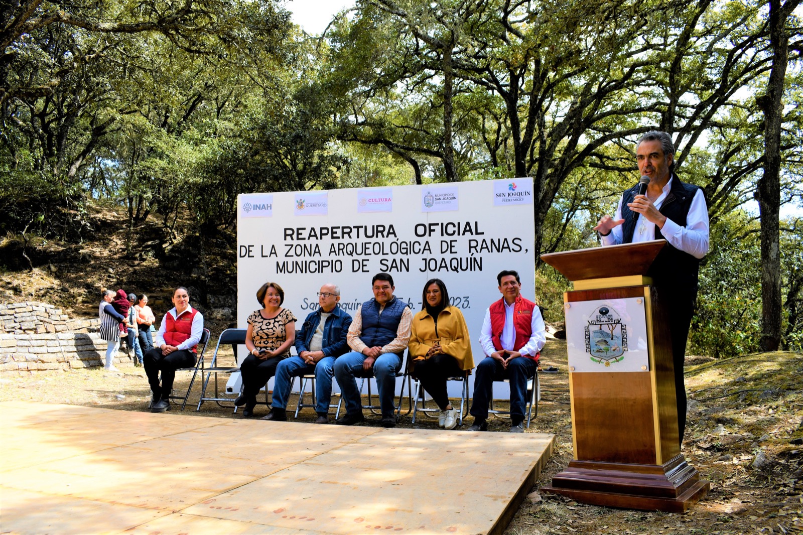 Reabren zona arqueológica de Ranas