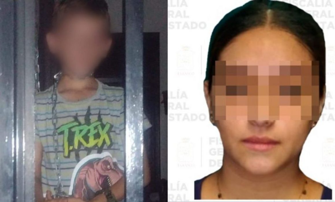 Detienen a madre del niño encadenado deshidratado y golpeado en Tabasco