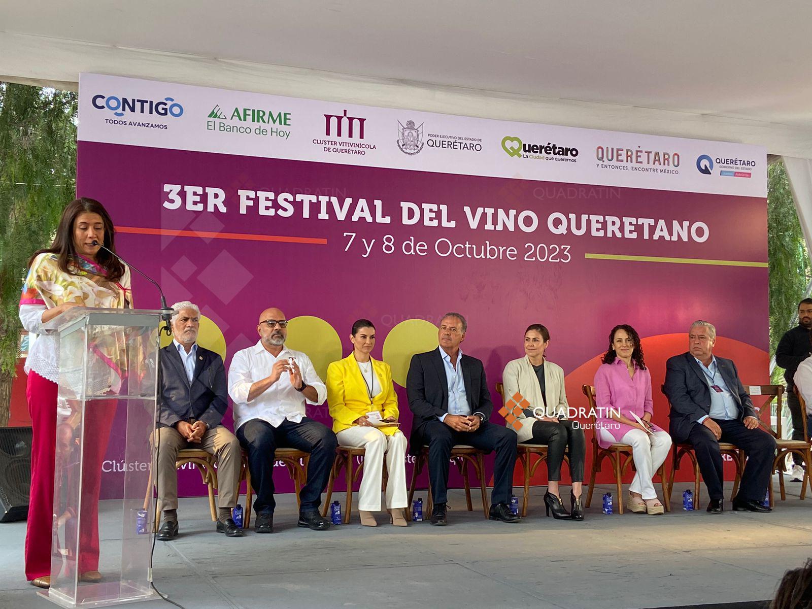 Inauguran El Tercer Festival Del Vino Queretano