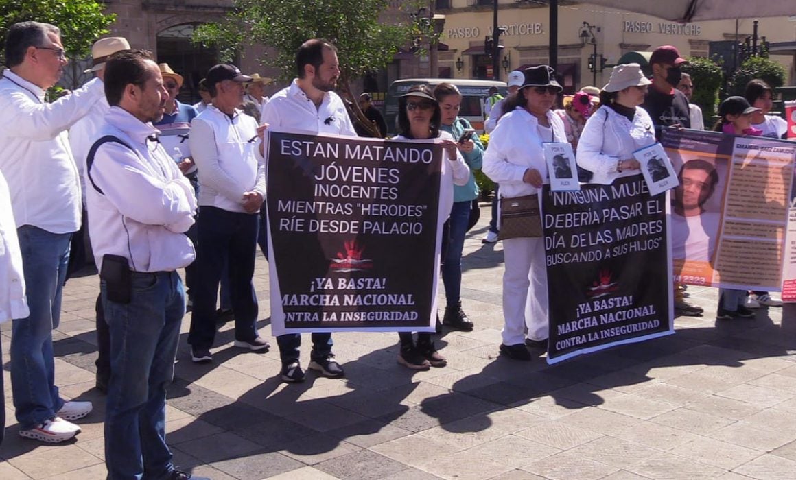 Participa Quer Taro En La Marcha Nacional Contra La Inseguridad