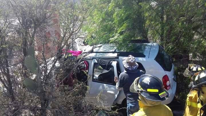 Brutal choque dejó a 5 personas lesionadas en Cadereyta de Montes - Quadratín Querétaro