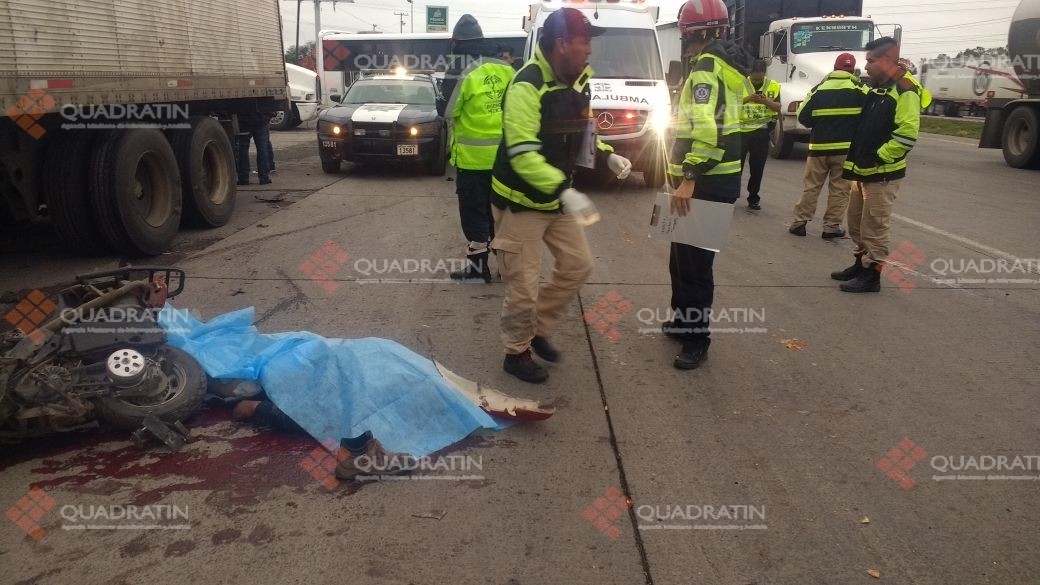 Joven Motociclista Muere Arrollado Por Un Tráiler En La Méx-Qro