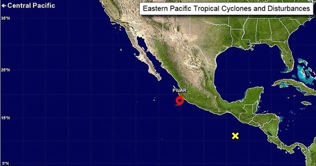 Tormenta tropical Pilar llega a las costas de Jalisco, Nayarit y Sinaloa