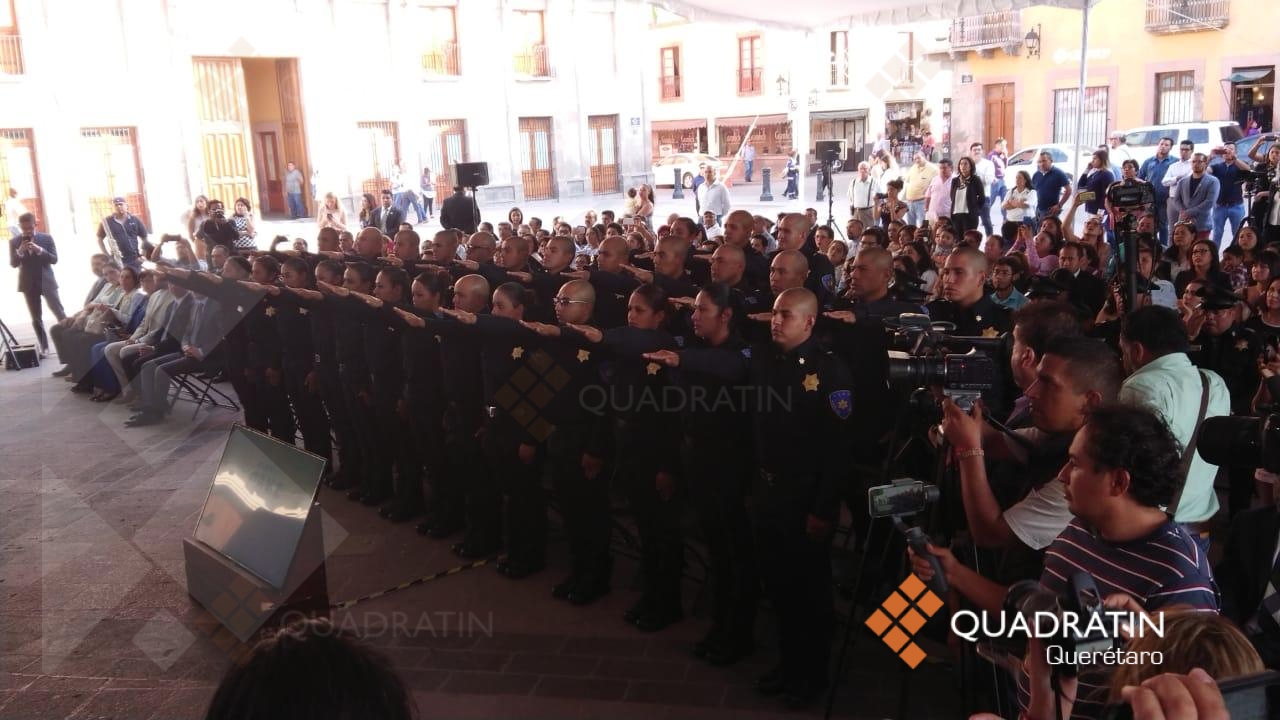 Se integran 30 nuevos policías a la guardia municipal - Quadratin Querétaro