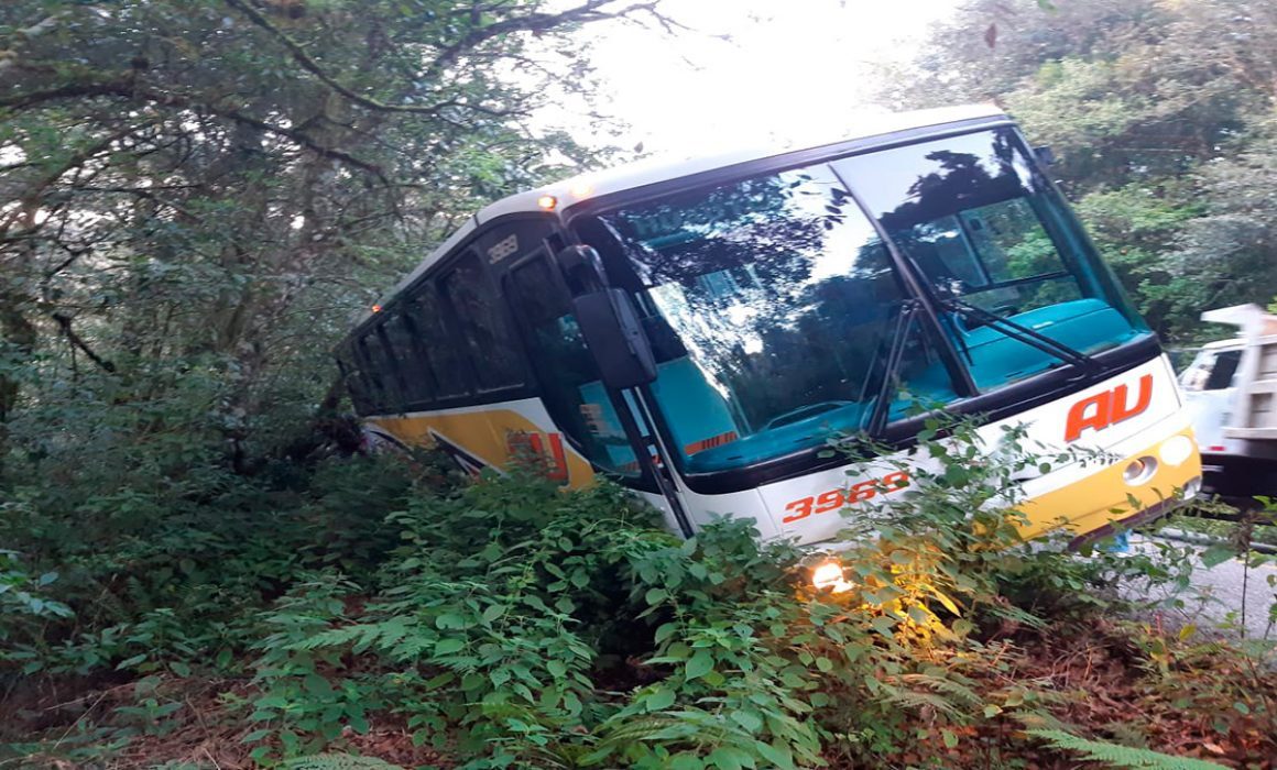 Vuelca Autobús En Carretera De Oaxaca 4833