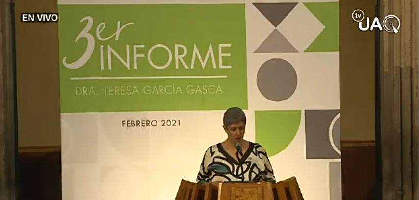 Rinde rectora de la UAQ su tercer informe de actividades - Quadratin ...