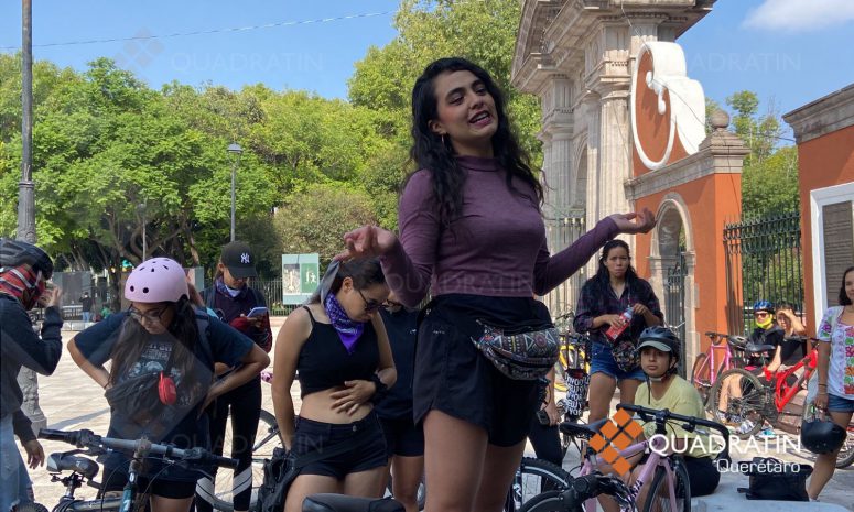 Se apoderan mujeres de calles, piden que Querétaro sea pensada para bicis