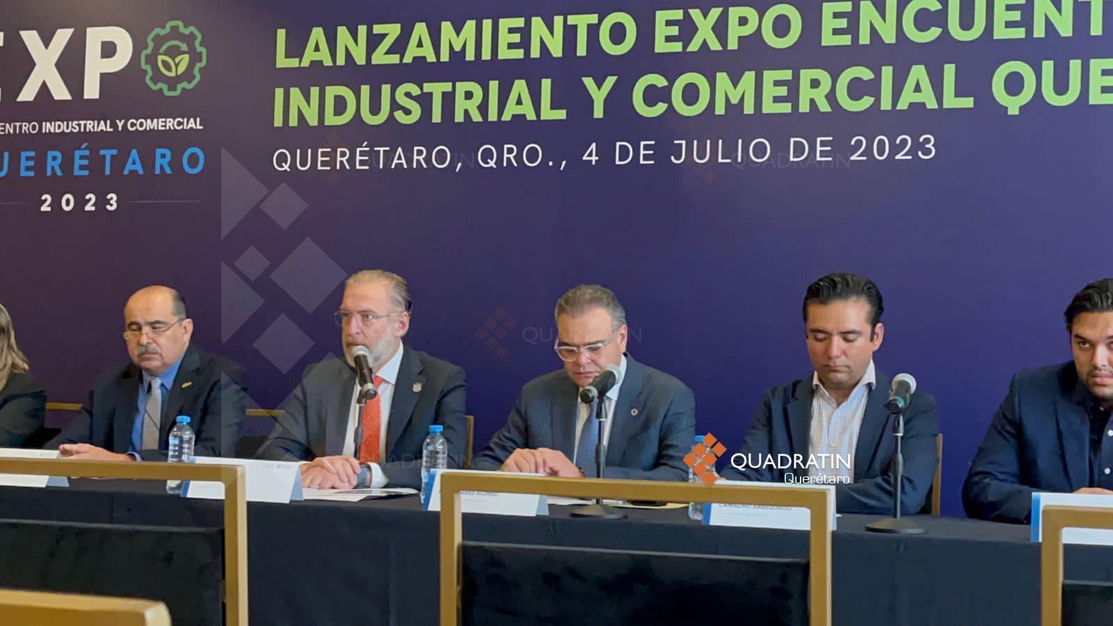 Anuncian expo encuentro industrial y comercial Querétaro 2023