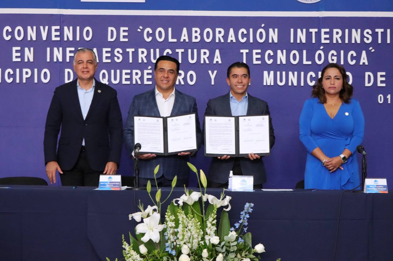 Firman Corregidora y Querétaro convenio en materia de seguridad ...