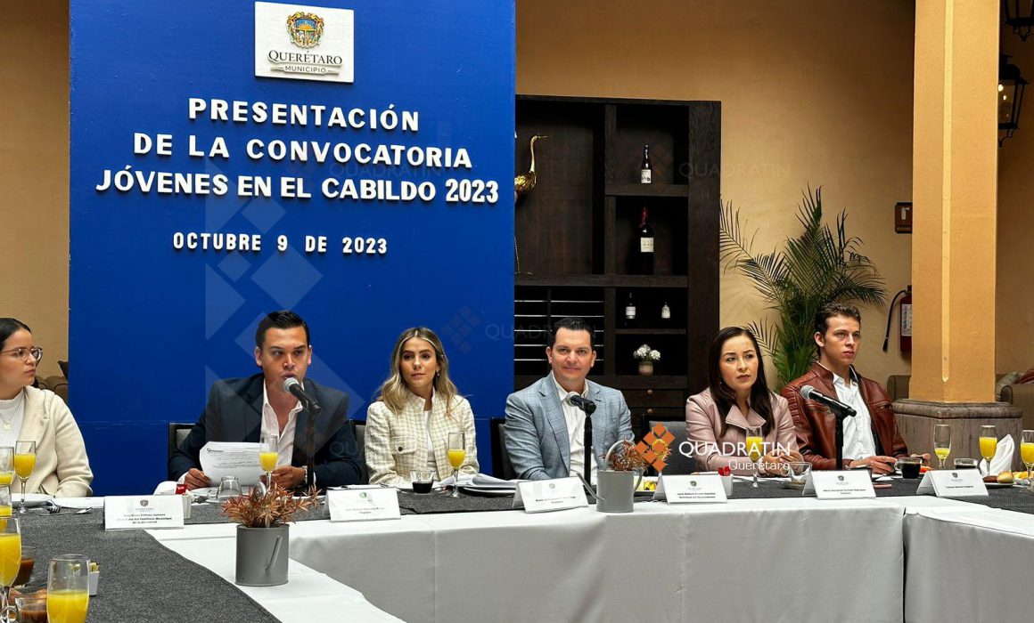 Presentan convocatoria de Jóvenes en el Cabildo 2023 - Quadratin Querétaro