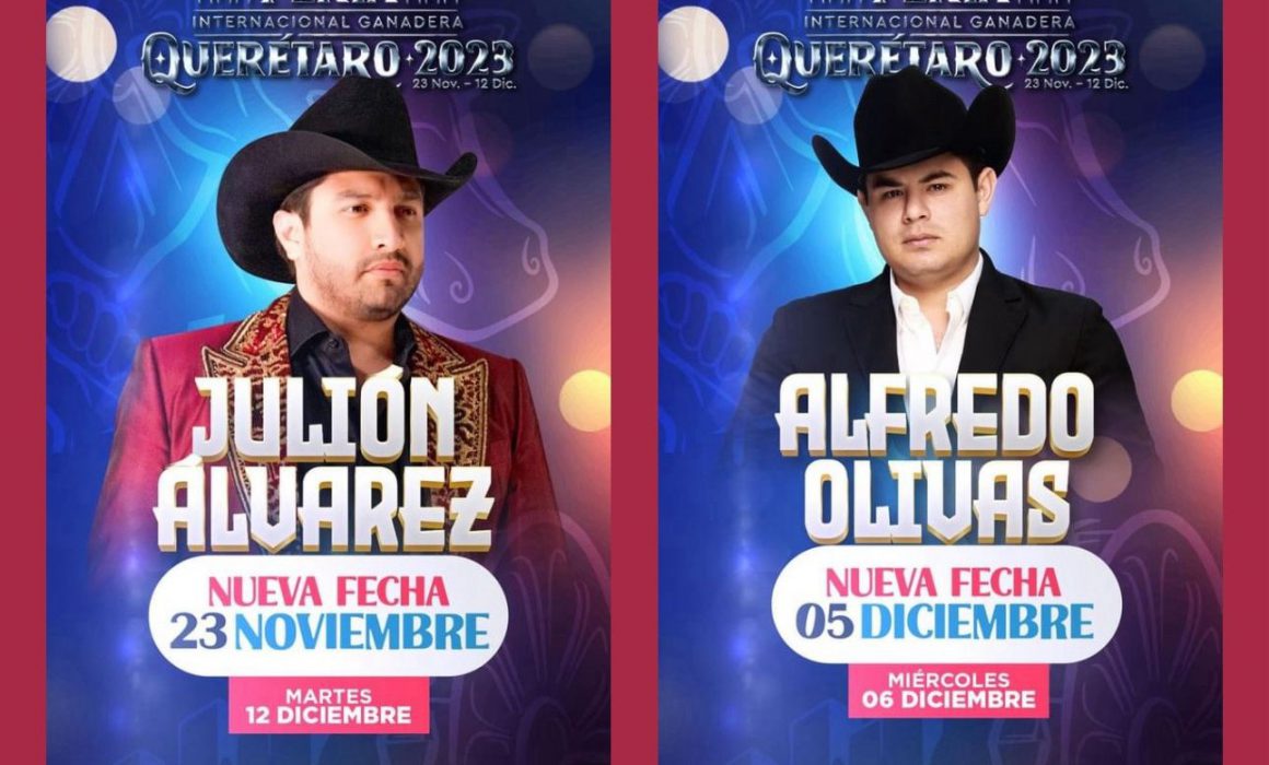 Alfredo Olivas Y Julión Álvarez Anuncian Segundas Fechas