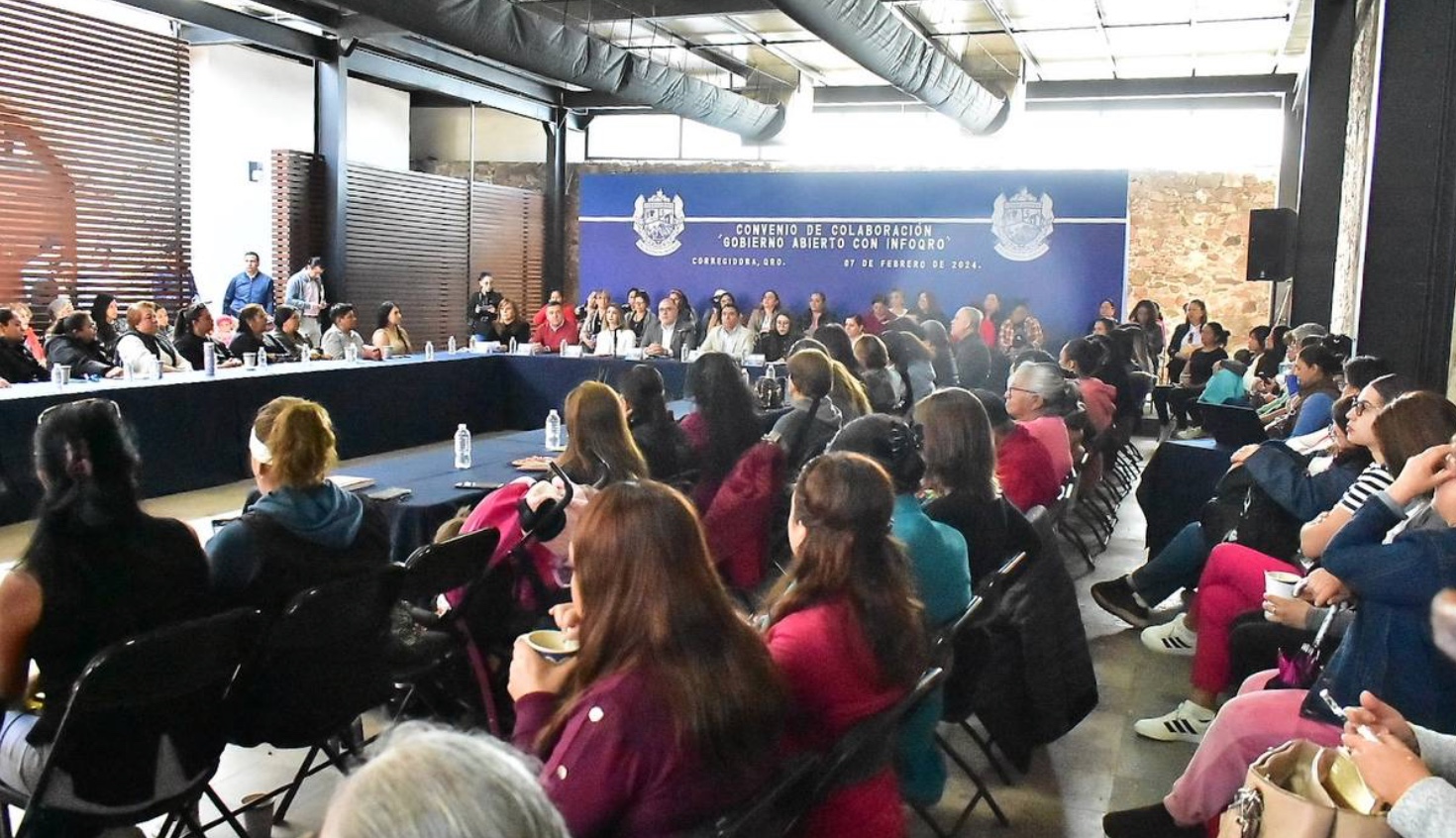 Firman convenio de colaboración Infoqro y Corregidora - Quadratin Querétaro