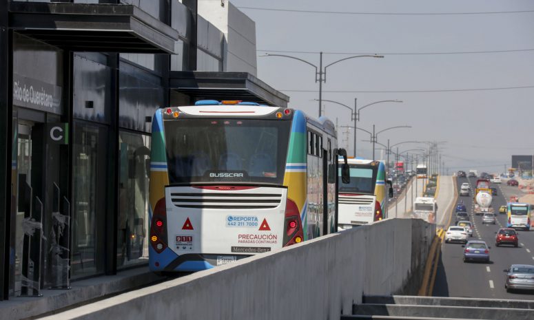 Beneficiados 80 mil usuarios de Qrobús con Paseo 5 de Febrero