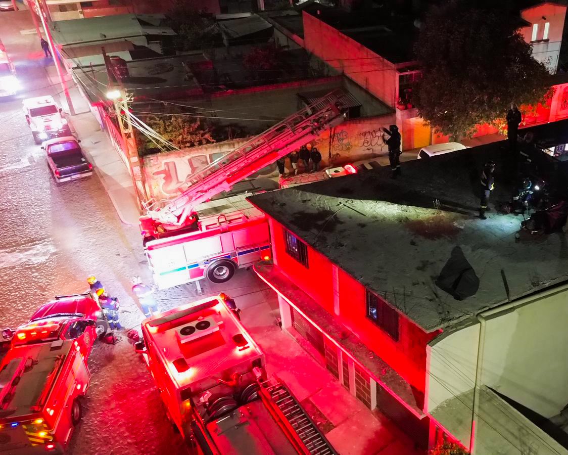 Atienden a trabajador lesionado tras caída en la colonia Patria Nueva ...