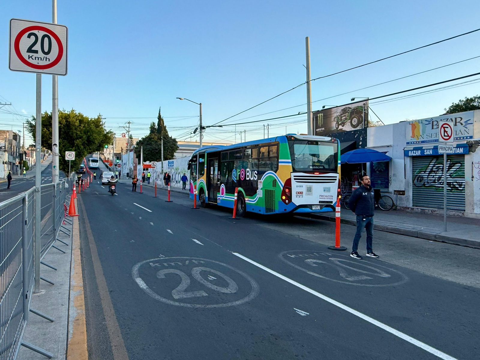 Inician pilotaje de movilidad por obras del tren México–Querétaro en la ...