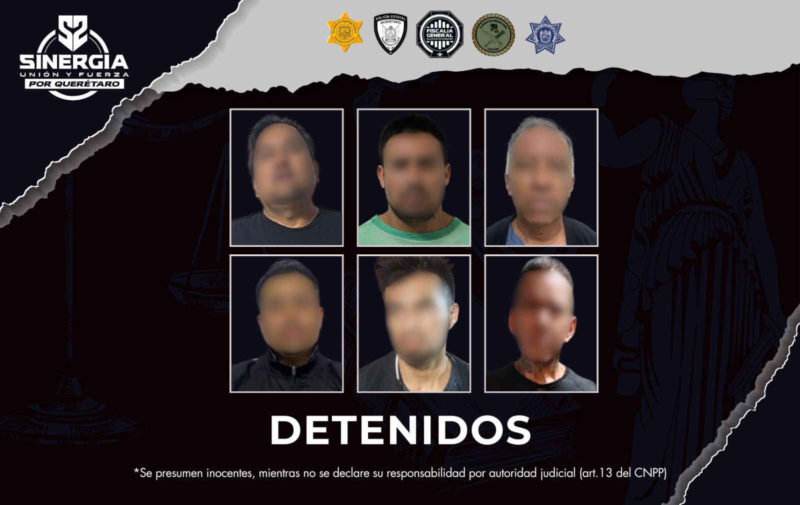 Detuvieron a 6 hombres por delitos de género - Quadratin Querétaro