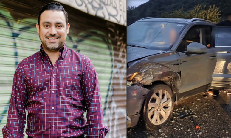 El equipo del diputado Homero Barrera se accidenta en Pinal de Amoles