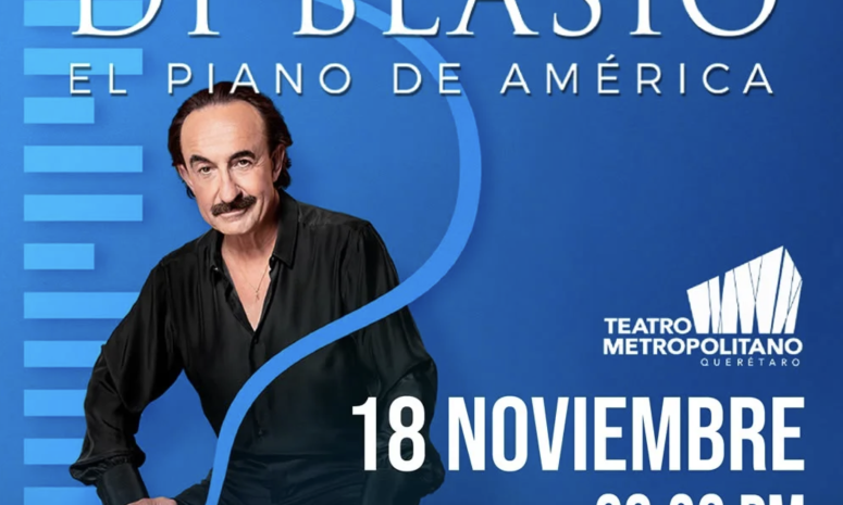 Raúl Di Blasio llegará a Querétaro con El Piano de América