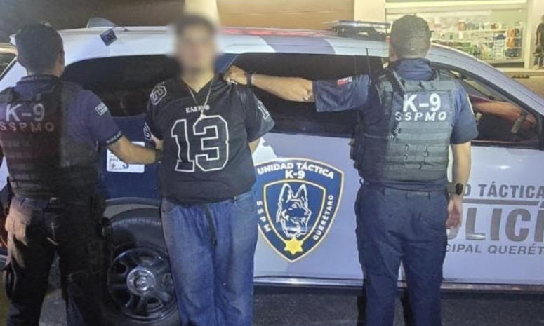 Detienen a hombre por robo a transeúnte en Cerrito Colorado