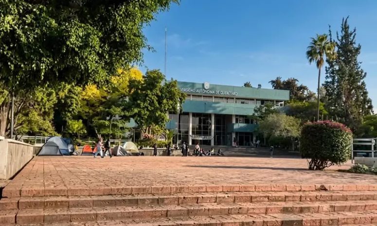 Disminuye la presencia de estudiantes en plantón UAQ