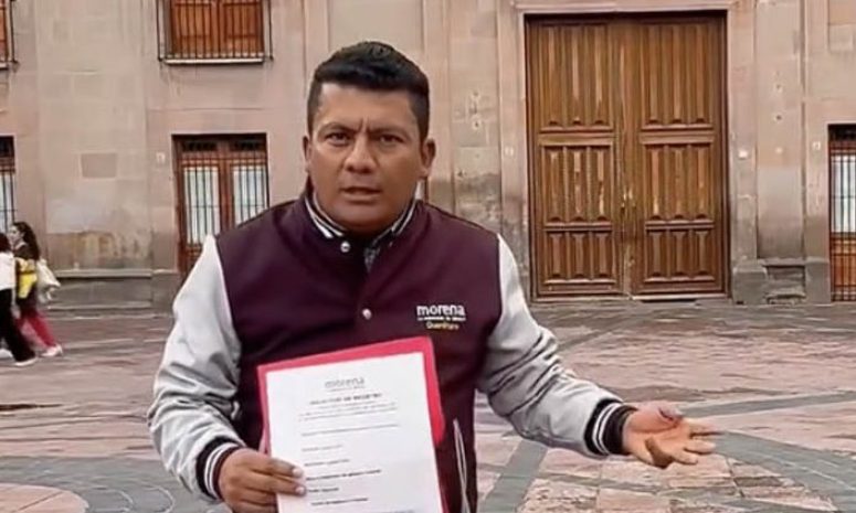 Fernando Flores se registra por coordinación municipal de Morena