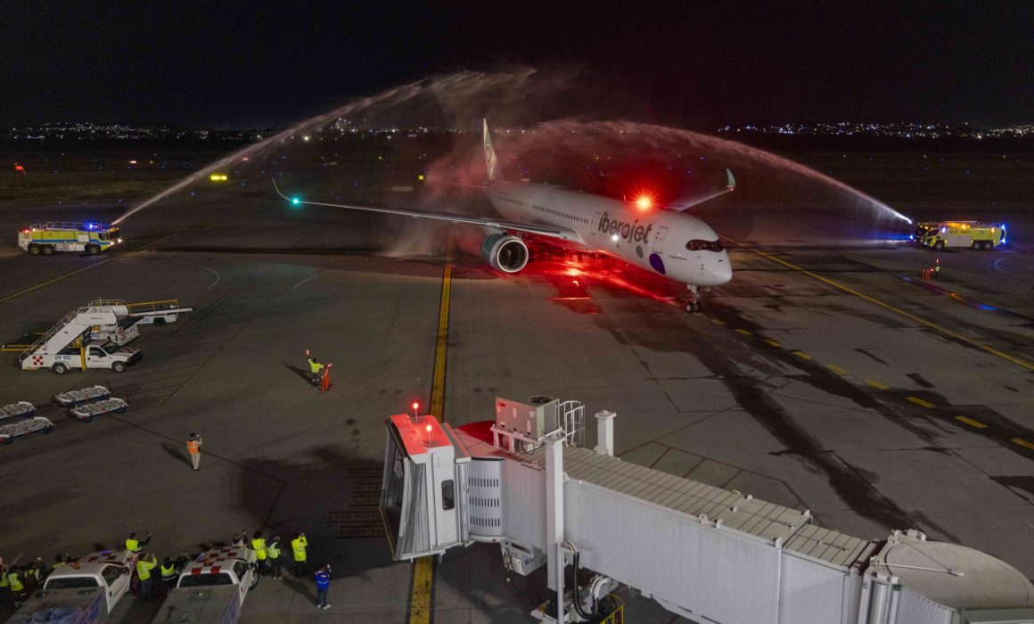 Querétaro-Madrid flight registers 95% occupancy